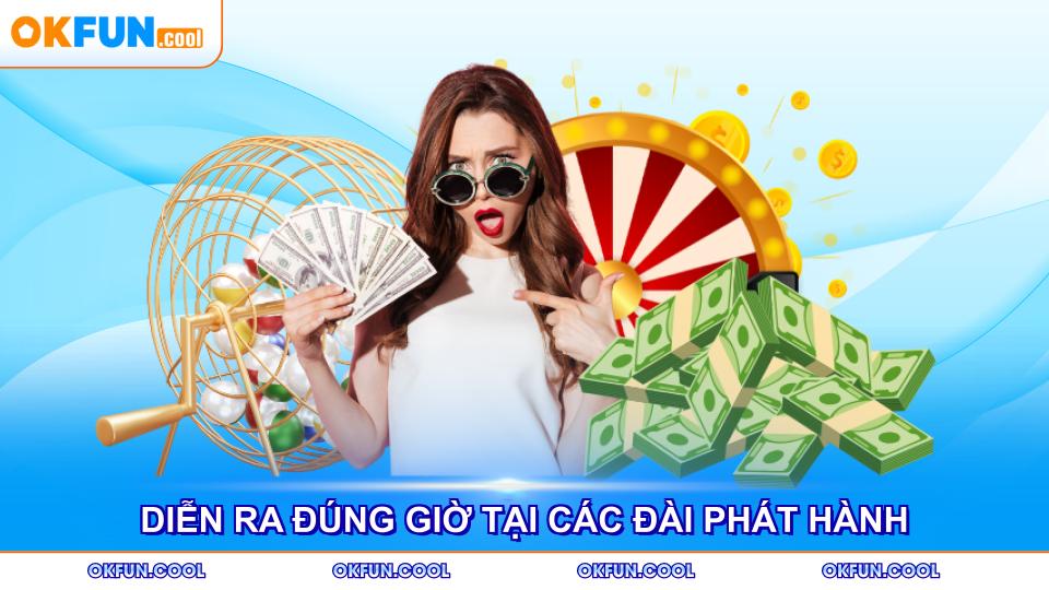 Xổ số miền nam hôm nay diễn ra đúng giờ tại các đài phát hành